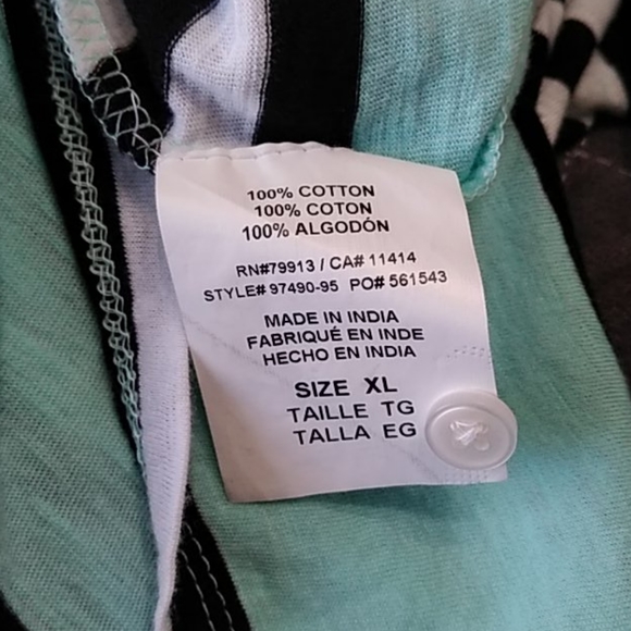 Motherhood Maternity Long Tie-Back Top - Picture 4 of 6